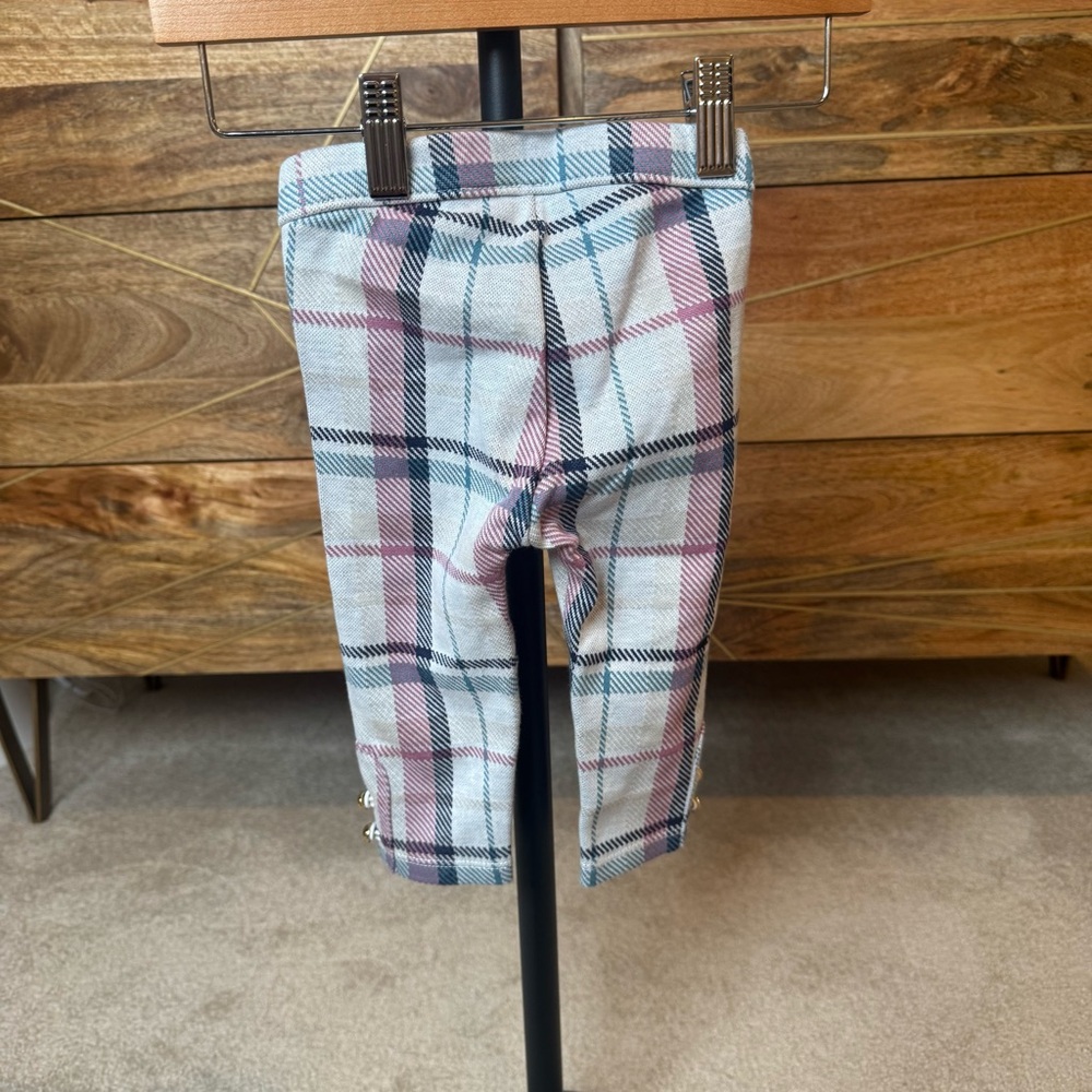NWT Janie & Jack Plaid Baby Leggings 6-12 months - Picture 3 of 5